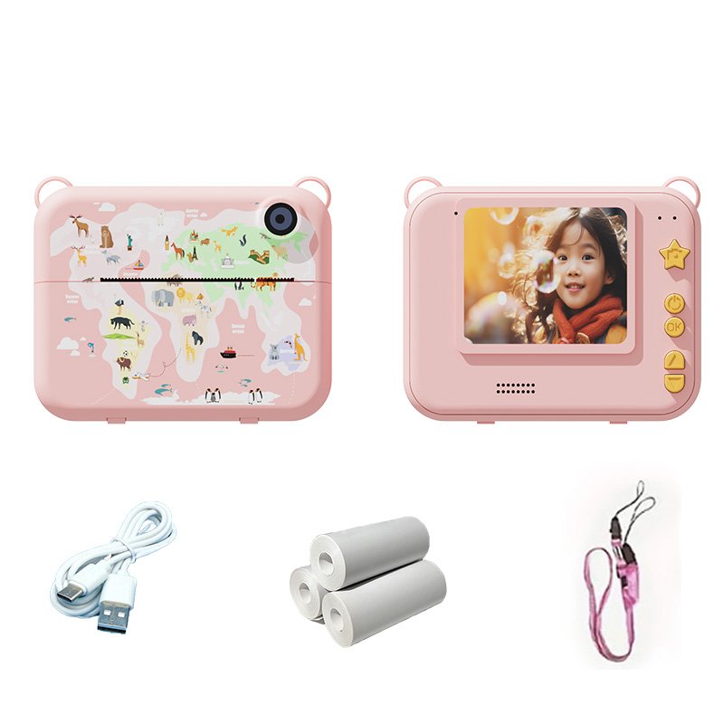 Education Kids Definition - กล้องถ่ายภาพทันทีสำหรับเด็ก ความละเอียดสูง 1080p กล้องคู่ แบตเตอรี่ความจุสูง 1500