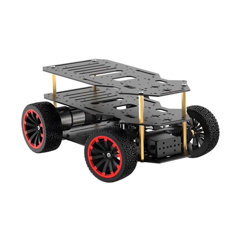 Coding Robot Toy - โหลด 5 กก.4WD หุ่นยนต์รถโลหะ Ackerman RC