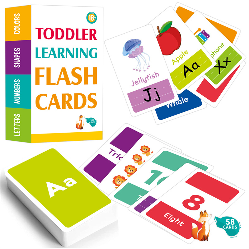 58PCS แฟลชการ์ดตัวอักษร ABC มอ - Abc Kids Early Education บทวิจารณ์และราคา
