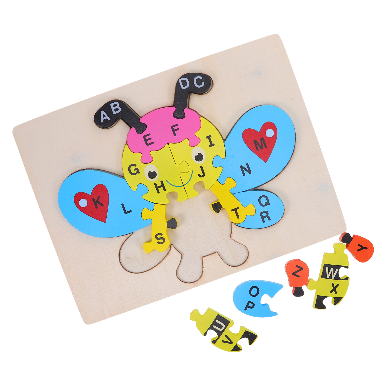 ชุดตัวอักษรไม้รูปผึ้งแบบจิ๊กซอ - Abc Kids Early Education บทวิจารณ์และราคา