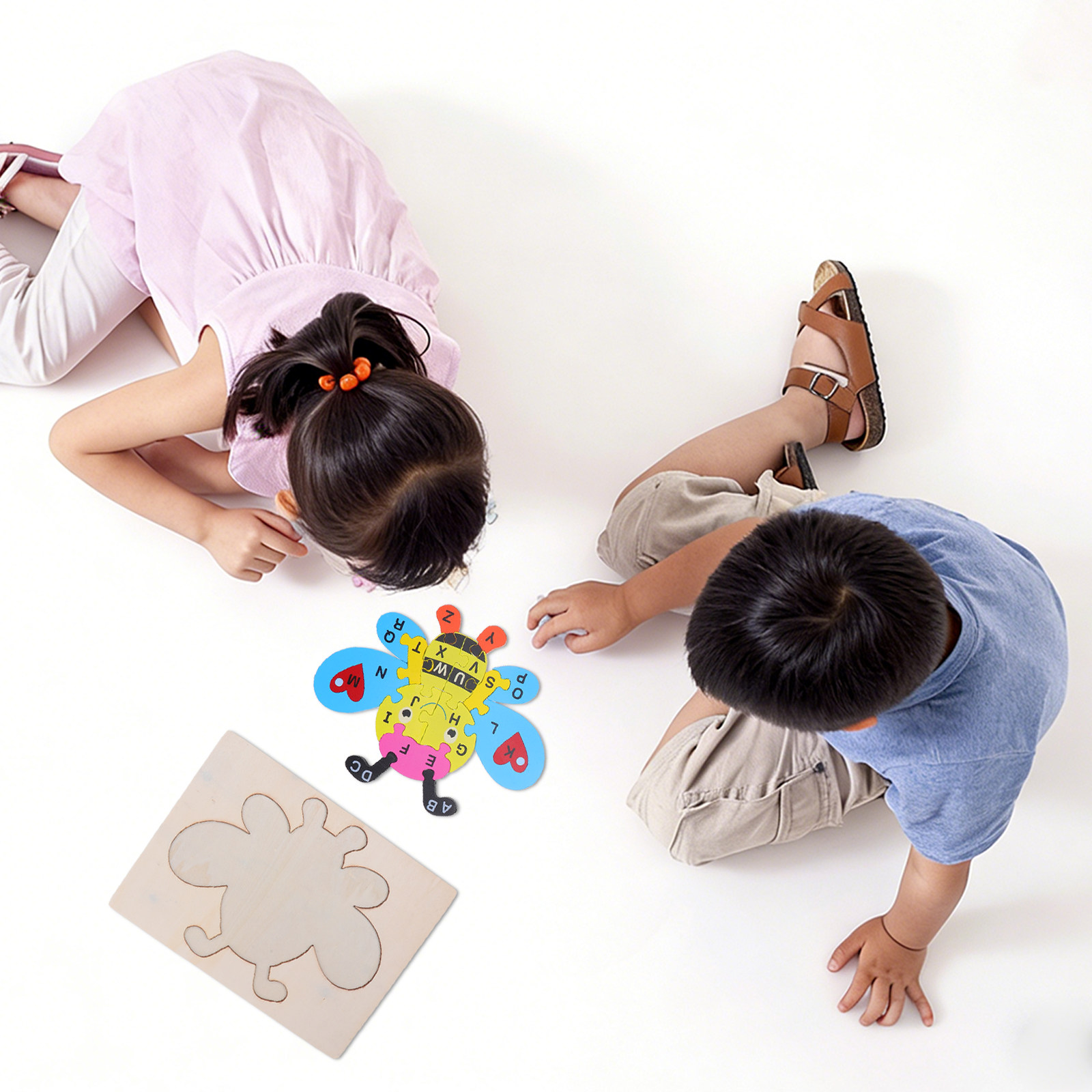 ชุดตัวอักษรไม้รูปผึ้งแบบจิ๊กซอ - Abc Kids Early Education บทวิจารณ์และราคา