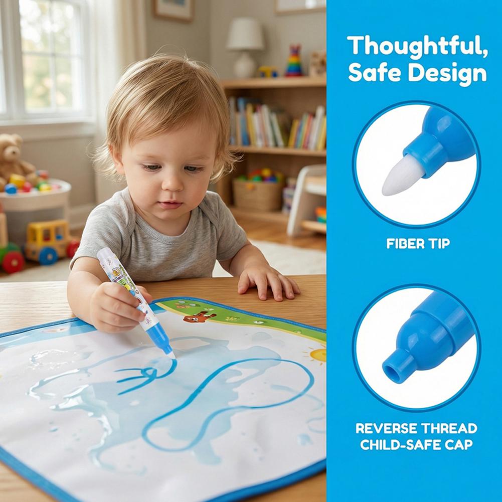 แปรงวาดภาพน้ำมหัศจรรย์สำหรับเด - Kids Education Tips บทวิจารณ์และราคา