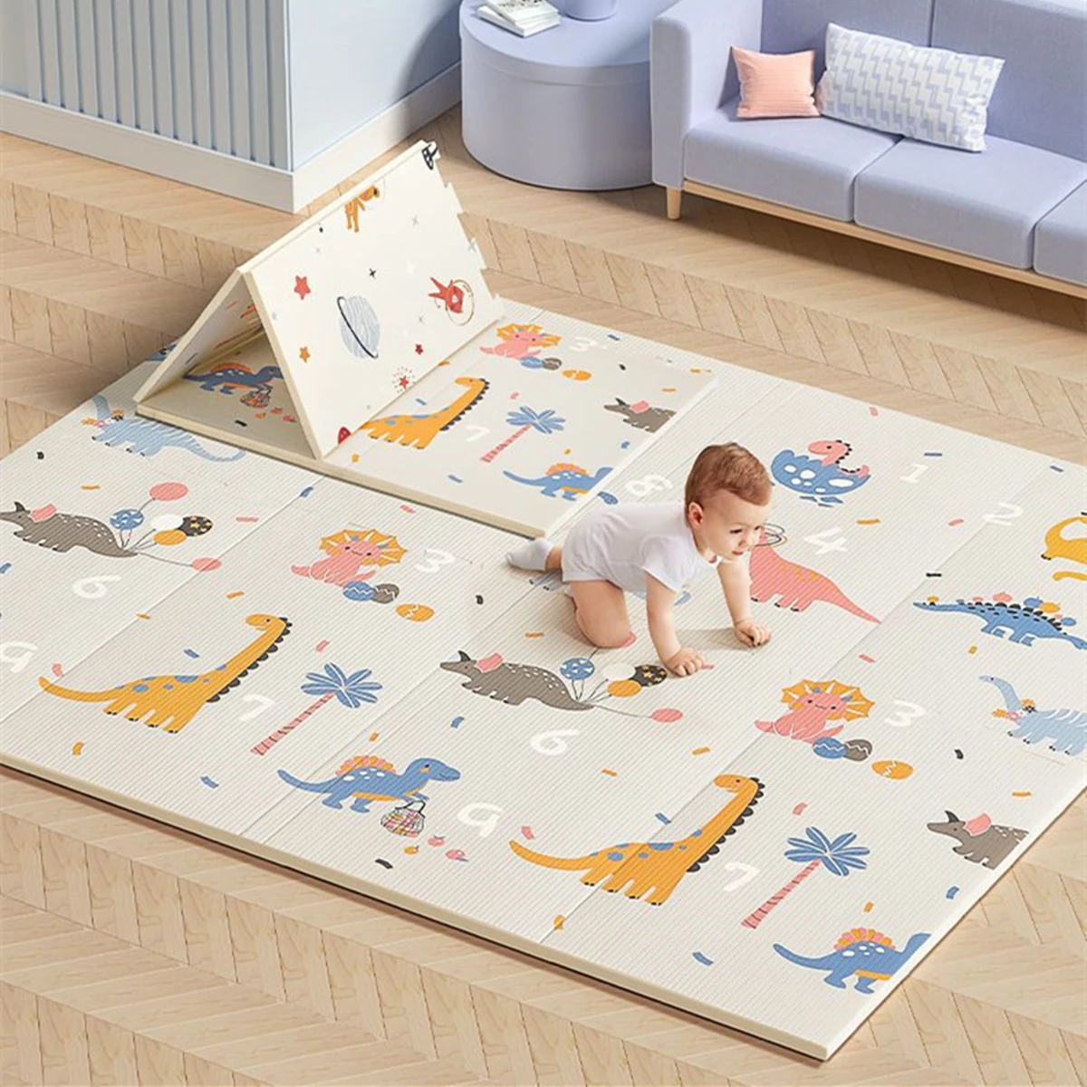 พรมเด็กปลอดสารพิษ พับได้ สำหรั - Kids Educational Mat บทวิจารณ์และราคา