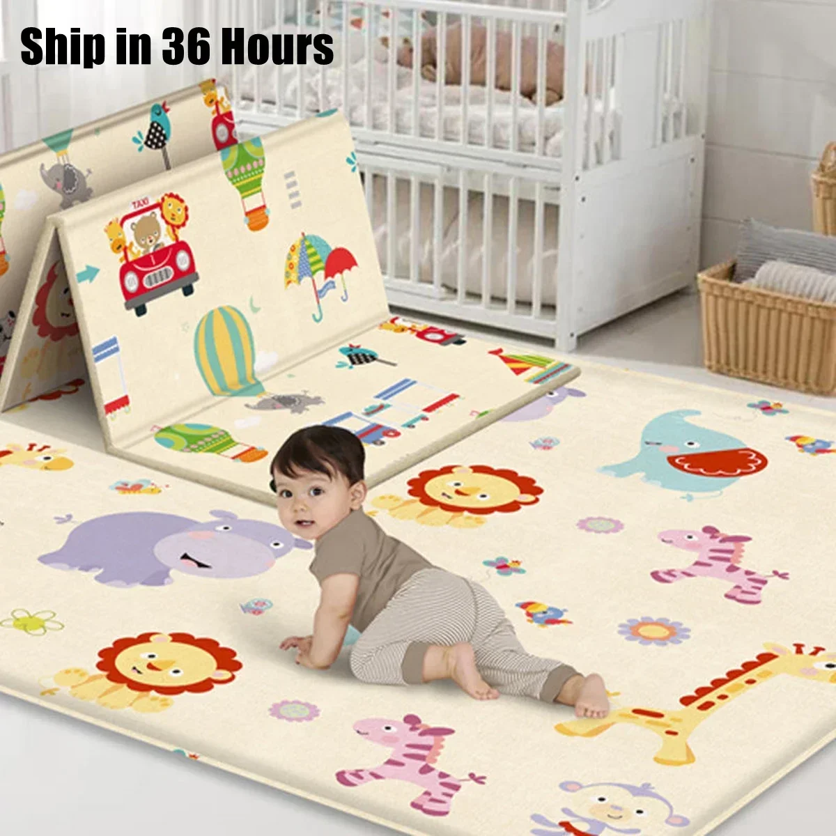 พรมเด็กปลอดสารพิษ พับได้ สำหรั - Kids Educational Mat บทวิจารณ์และราคา