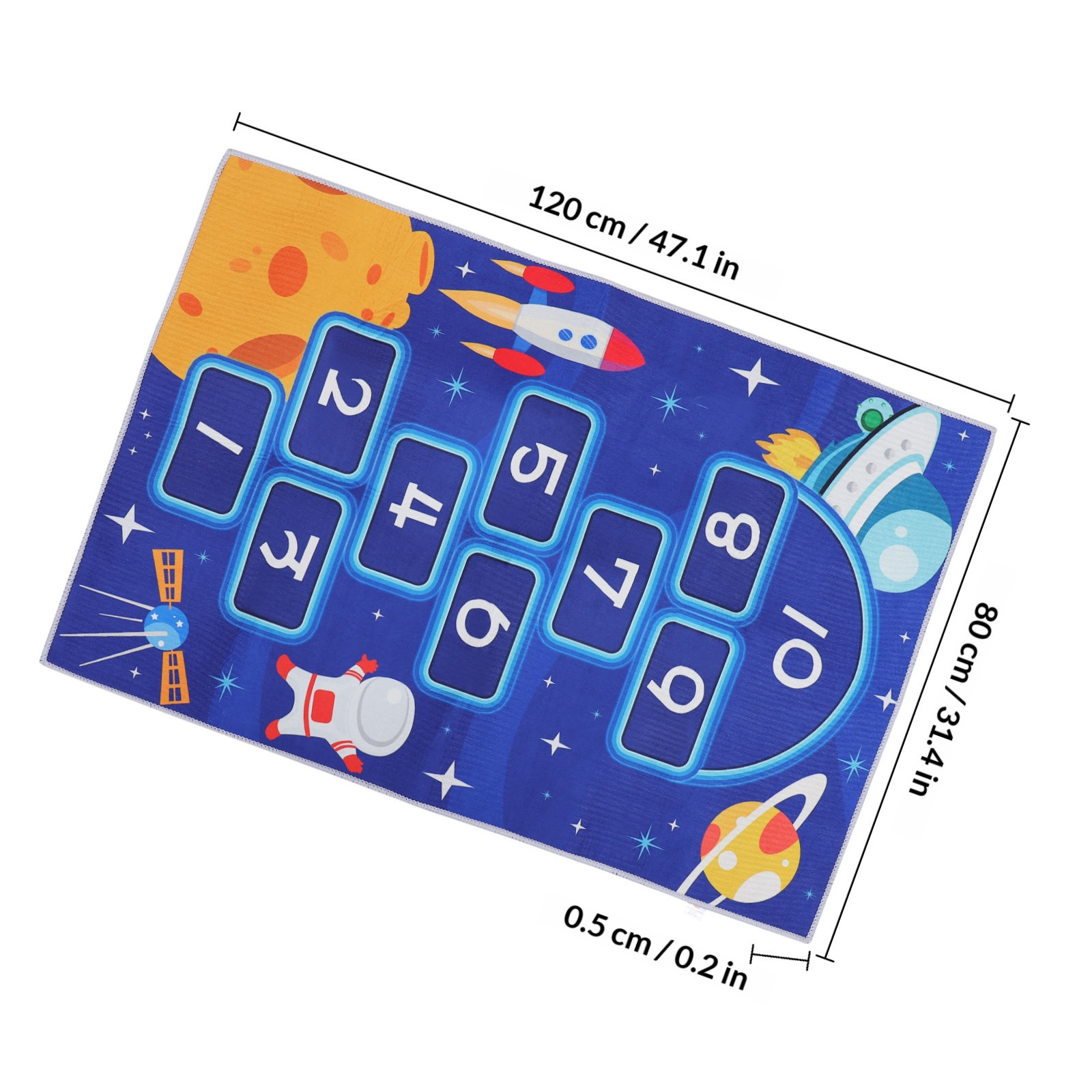พรมปูพื้นลายกระดานหมากขนาดใหญ่ - Kids Educational Mat บทวิจารณ์และราคา