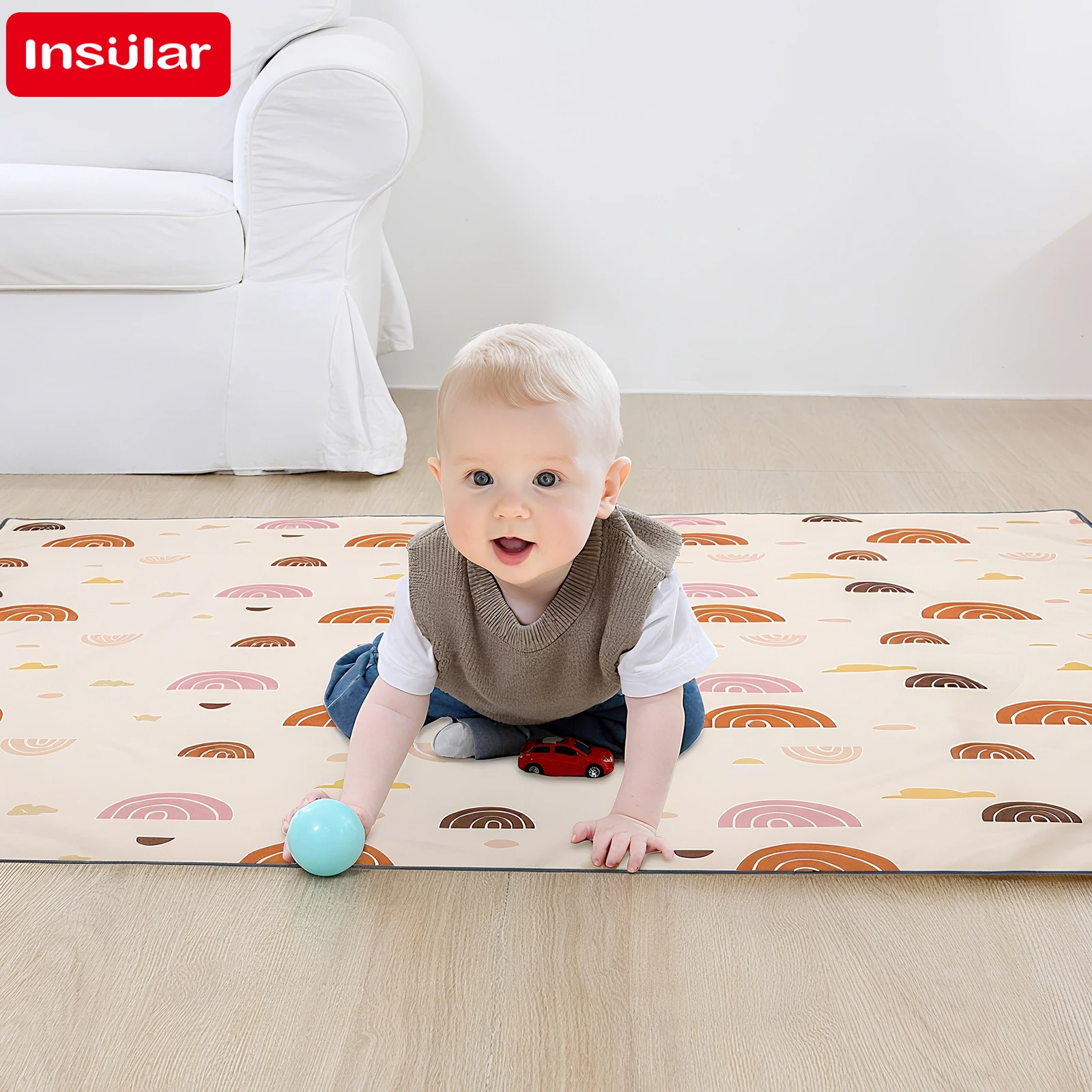 INSULAR เด็กการศึกษาที่นอนพับเ - Kids Educational Mat บทวิจารณ์และราคา
