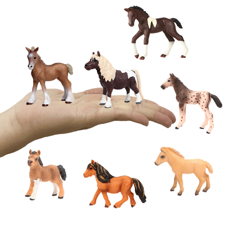 รูปปั้นม้า ของเล่นรูปสัตว์ในฟา - Kids Education Material บทวิจารณ์และราคา