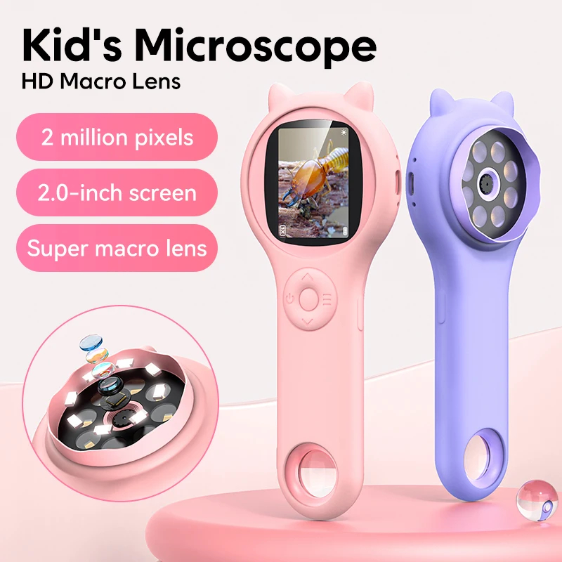 เด็กกล้องจุลทรรศน์มือถือแว่นขย - Education Kids Definition บทวิจารณ์และราคา