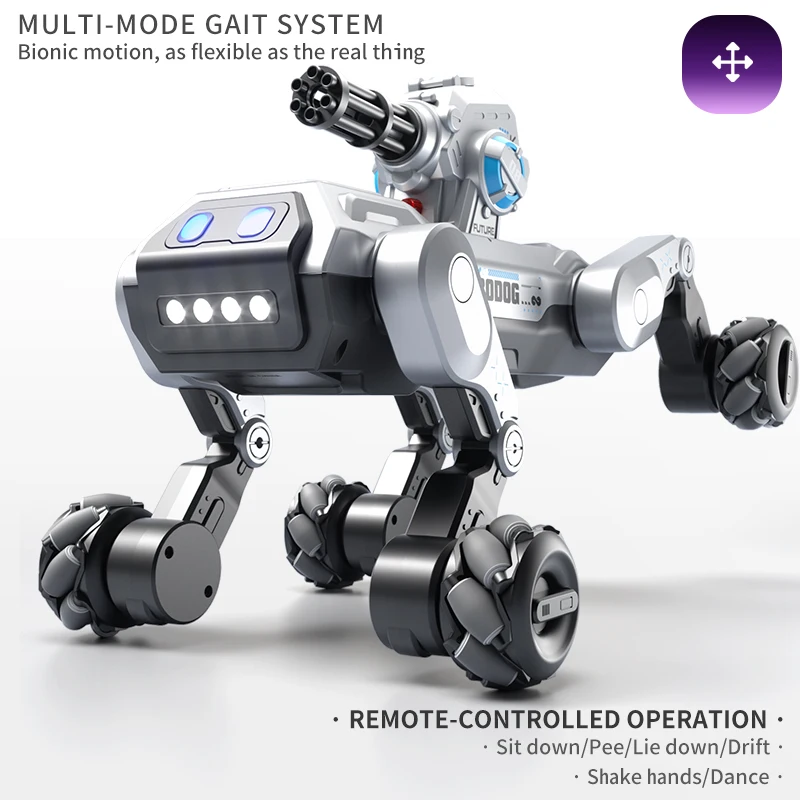 หุ่นยนต์สุนัขอัจฉริยะ 8WD, ควบ - Coding Robot Toy บทวิจารณ์และราคา