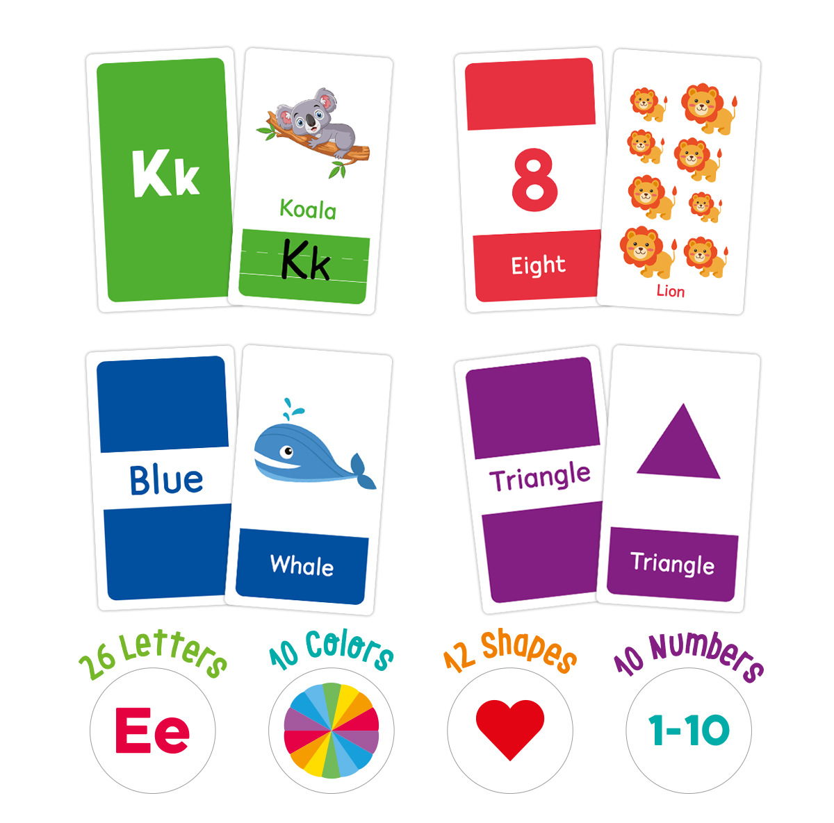 58PCS ABC ตัวอักษร Flashcards  - Abc Kids Early Education บทวิจารณ์และราคา