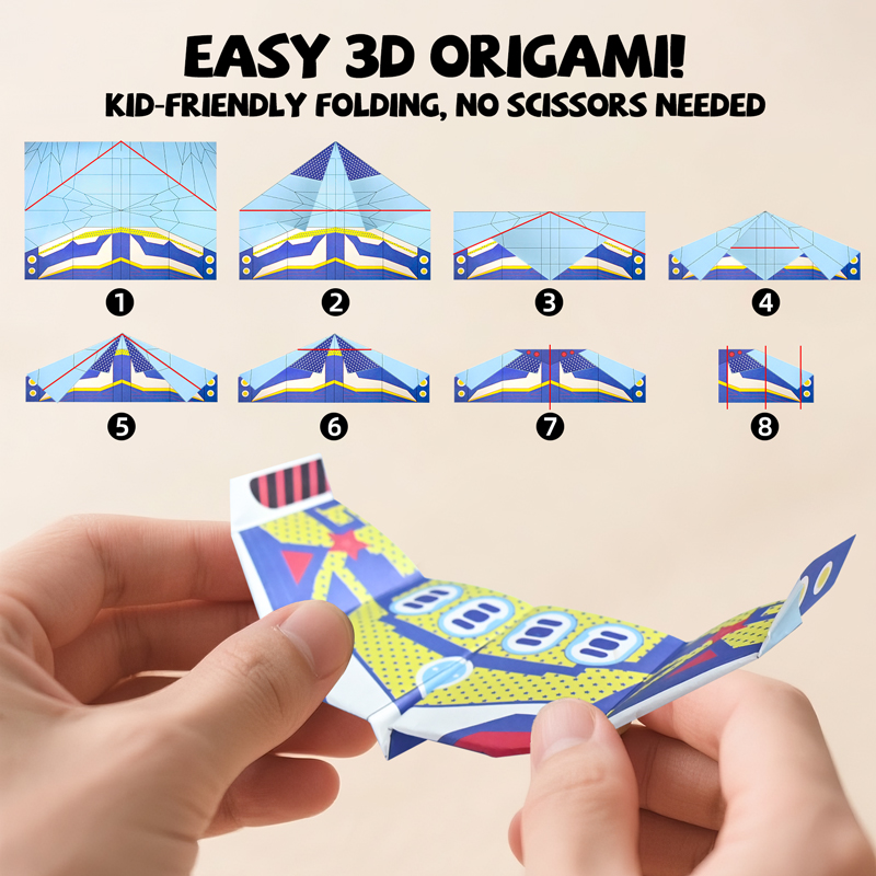 ชุดเครื่องบินกระดาษ 36 แผ่น ชุ - Kids Education Material บทวิจารณ์และราคา
