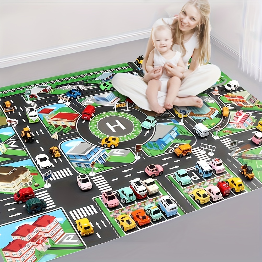 1 pc, City Traffic Play Mat, แ - Kids Educational Mat บทวิจารณ์และราคา