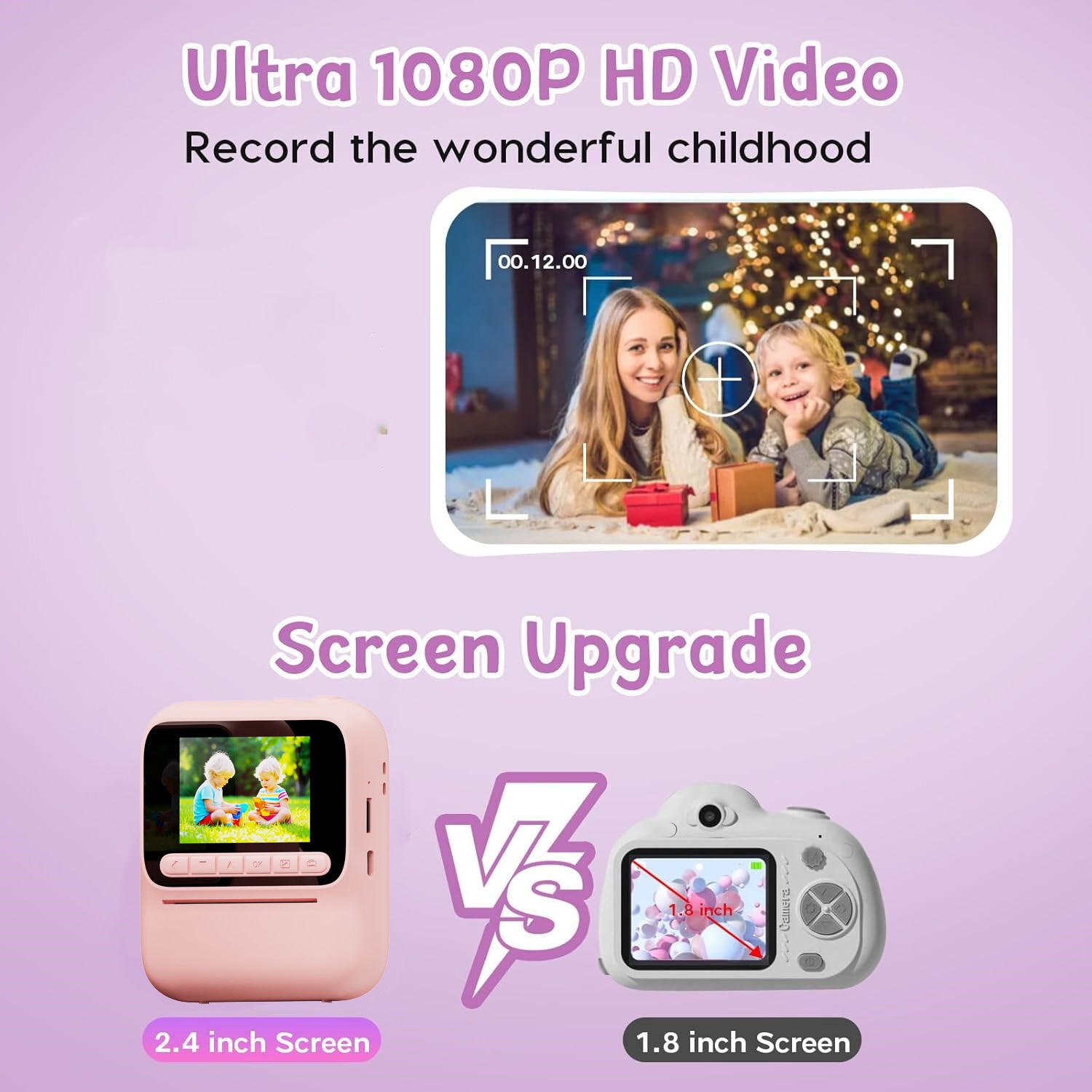 เด็กการพิมพ์สีทันทีกล้อง 1080P - Kids Education Video บทวิจารณ์และราคา