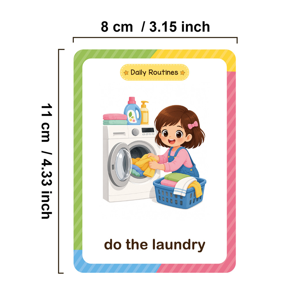 การ์ดการเรียนรู้กิจวัตรประจำวั - Kids Education Material บทวิจารณ์และราคา