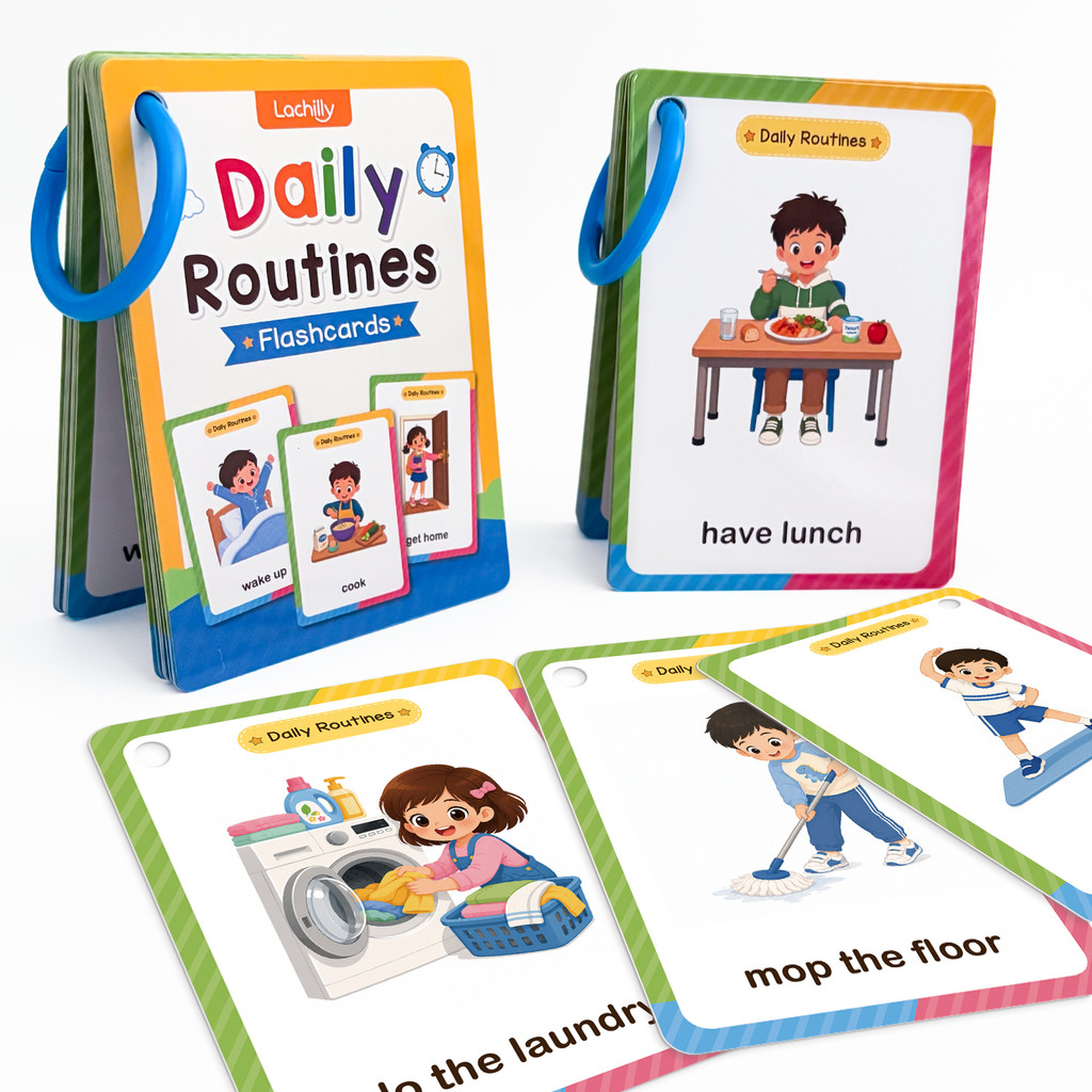 การ์ดการเรียนรู้กิจวัตรประจำวั - Kids Education Material บทวิจารณ์และราคา