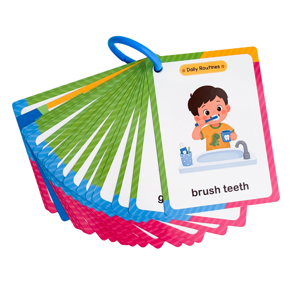 การ์ดการเรียนรู้กิจวัตรประจำวั - Kids Education Material บทวิจารณ์และราคา