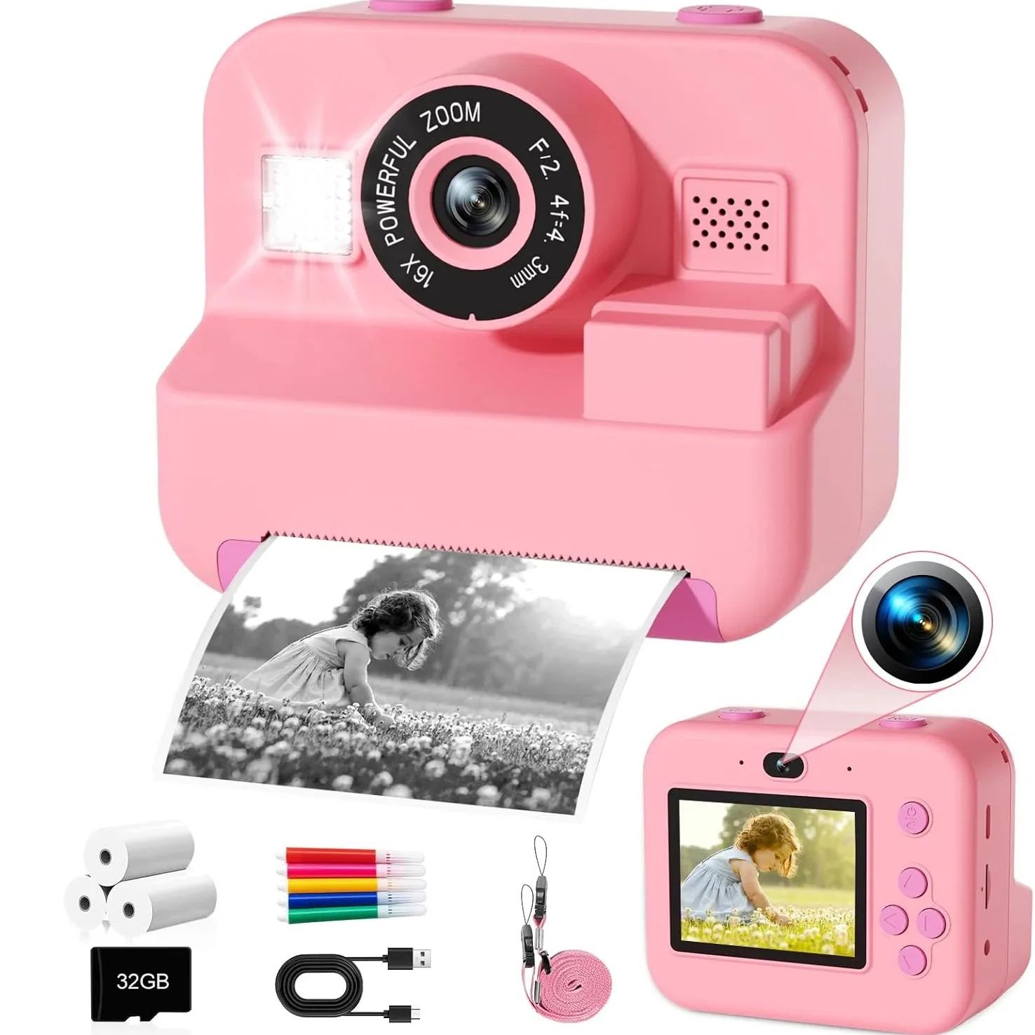 newInstant พิมพ์กล้อง 32G การ์ - Japanese Kids Education บทวิจารณ์และราคา