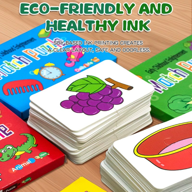 ของเล่นตัวต่อการ์ดจับคู่ 32 ชิ - Educational Cartoon For Kids บทวิจารณ์และราคา