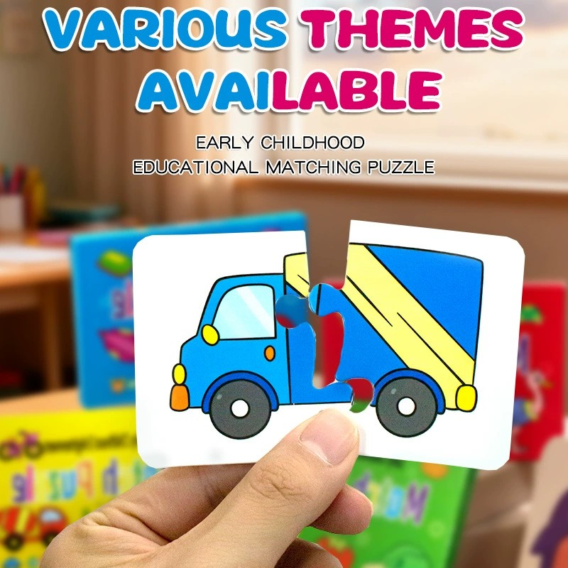 ของเล่นตัวต่อการ์ดจับคู่ 32 ชิ - Educational Cartoon For Kids บทวิจารณ์และราคา