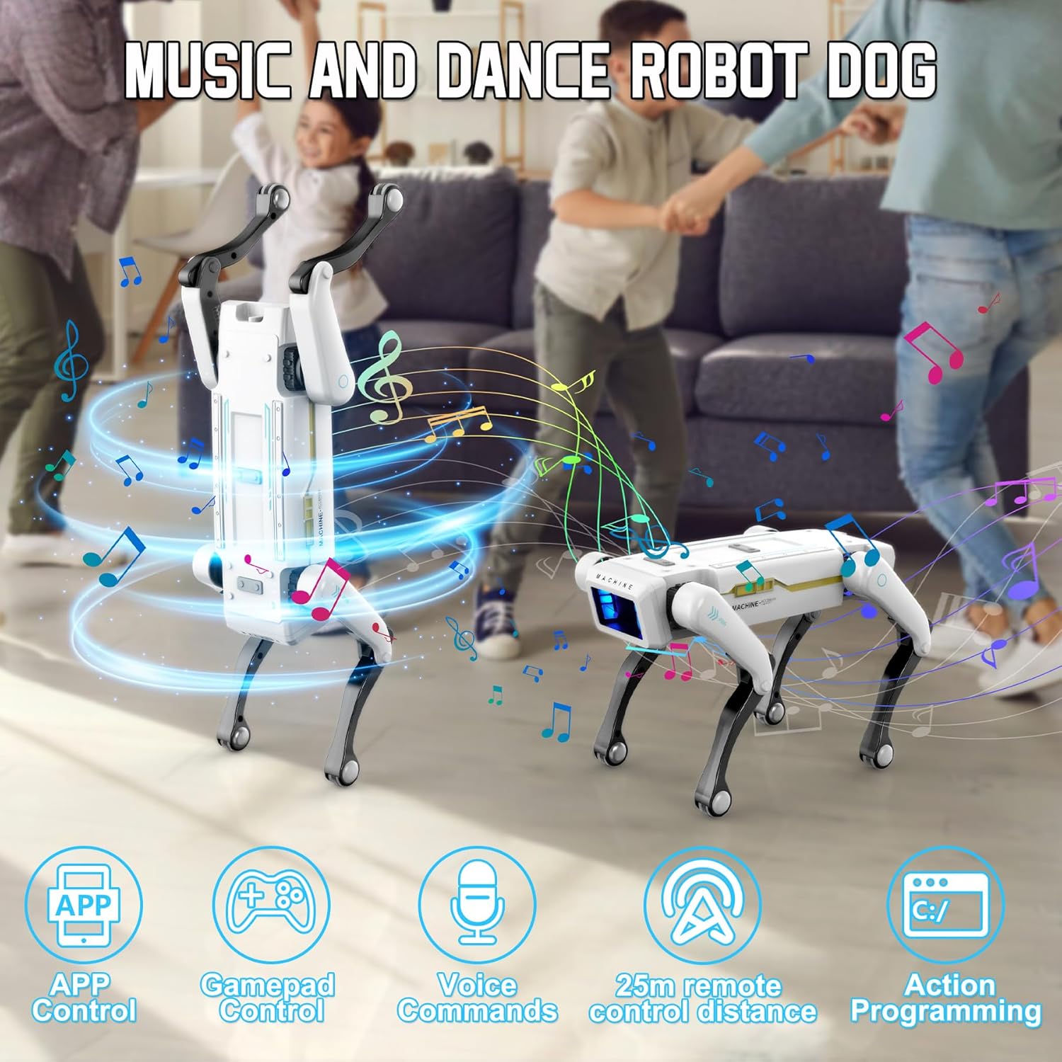 RC หุ่นยนต์สุนัขอัจฉริยะอเนกปร - Coding Robot Toy บทวิจารณ์และราคา