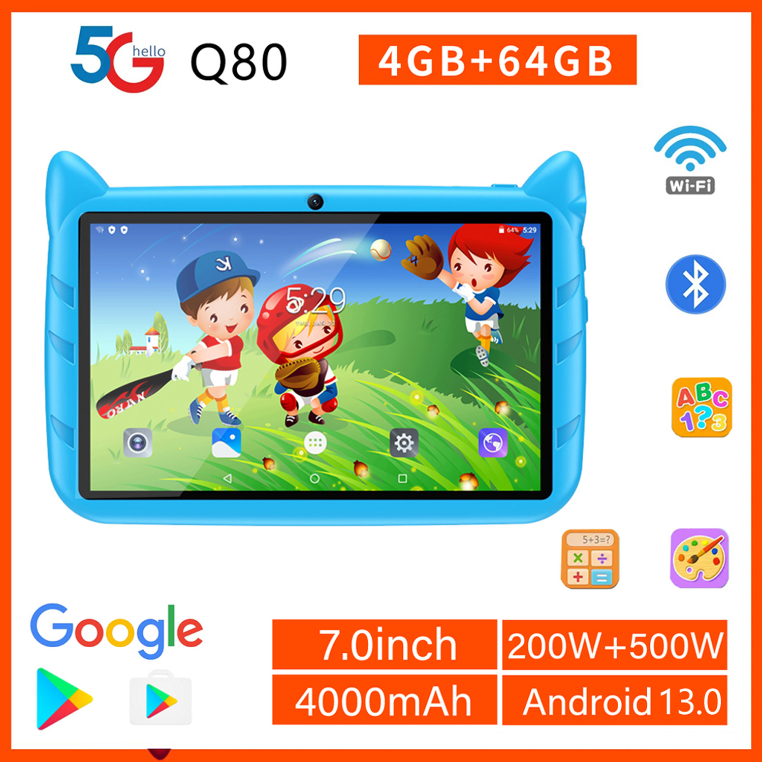 ใหม่แท็บเล็ตสำหรับเด็กมี Wi-Fi - Japanese Kids Education บทวิจารณ์และราคา