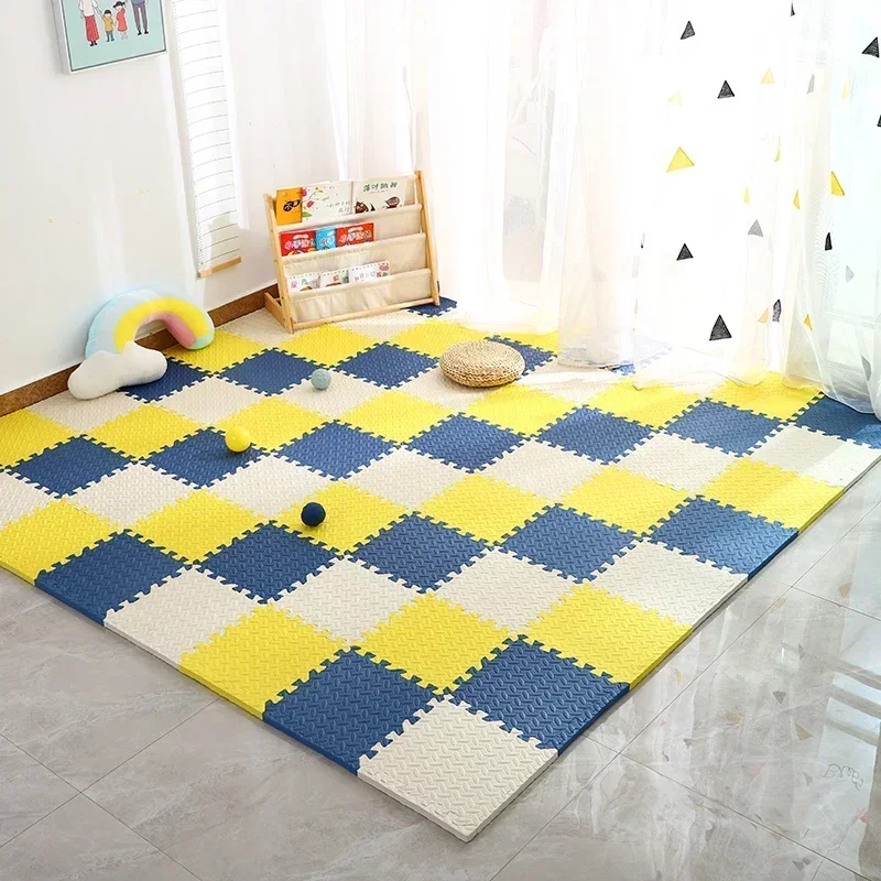 12ชิ้นกันลื่นสำหรับเด็กพรมปูพื - Kids Educational Mat บทวิจารณ์และราคา