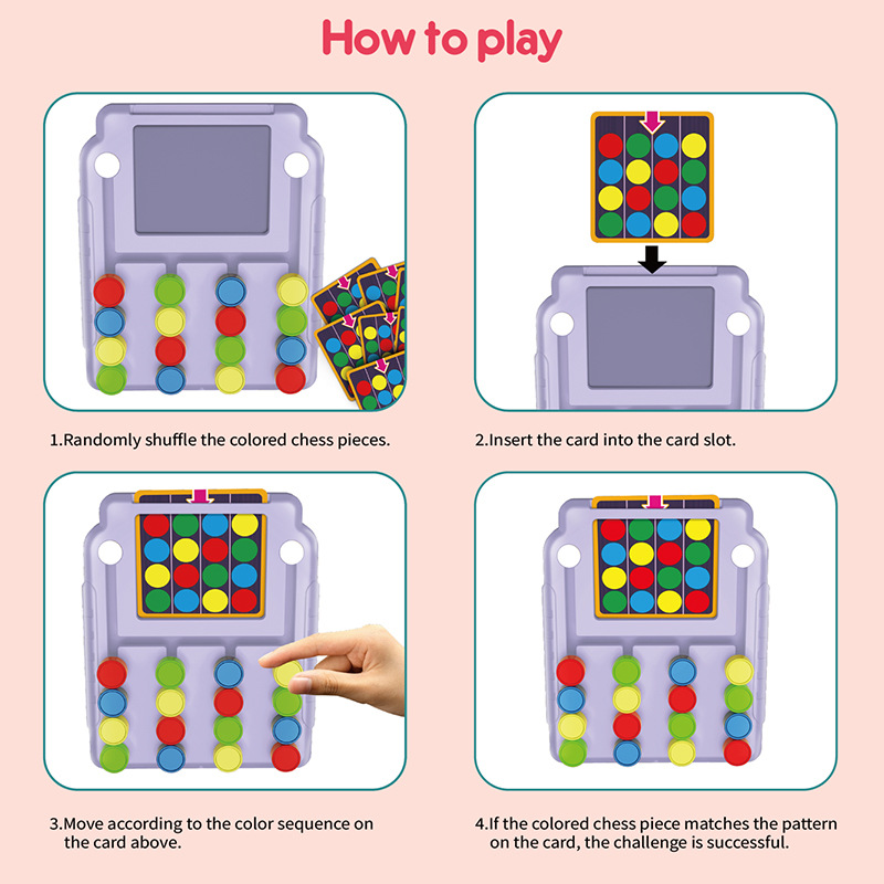 เกมฝึกสมองแบบติ๊กตักโทสี่สี ฝึ - Kids Education Material บทวิจารณ์และราคา